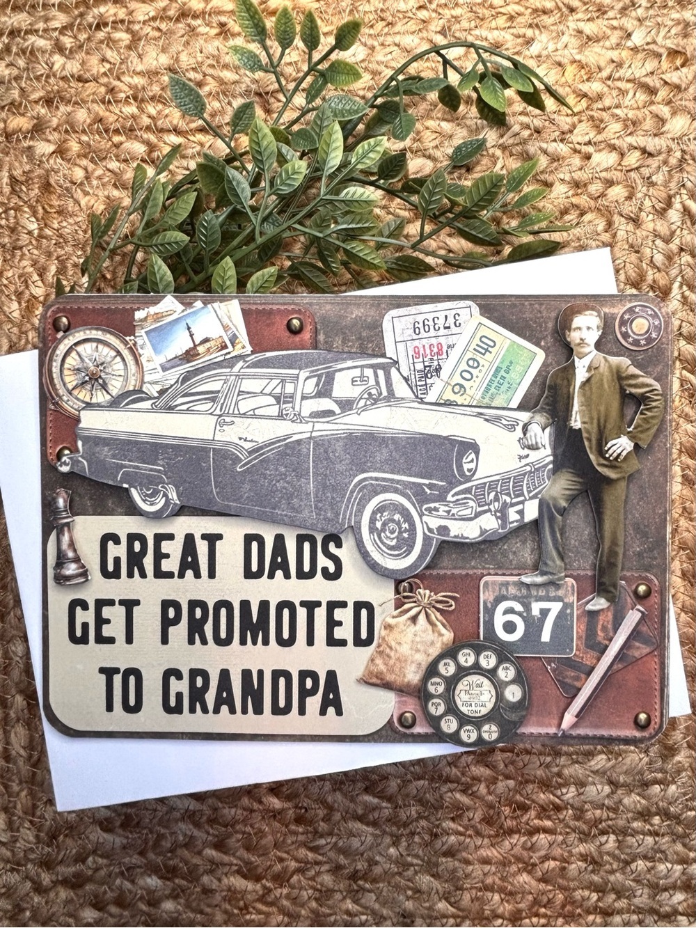 Handmade Multiple Occasions Male Greeting Card